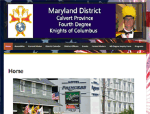 Tablet Screenshot of kcmaryland4th.org